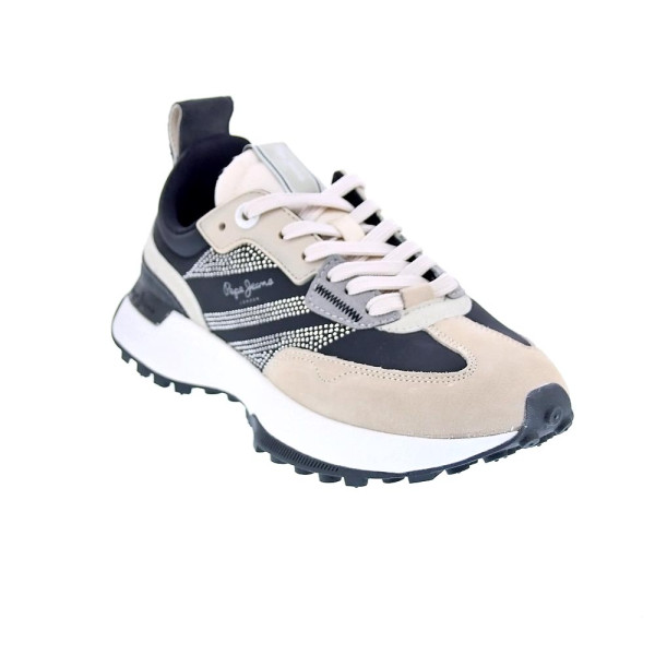 Zapatillas Pepe Jeans zapatos Mujer modelo Lucky Party Gris Cordón