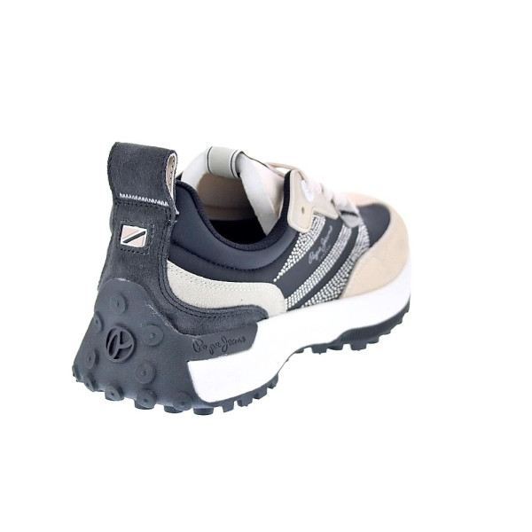 Zapatillas Pepe Jeans zapatos Mujer modelo Lucky Party Gris Cordón