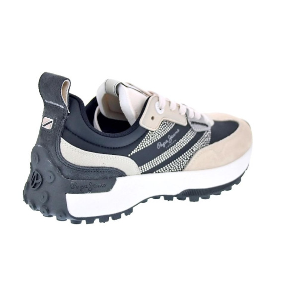 Zapatillas Pepe Jeans zapatos Mujer modelo Lucky Party Gris Cordón