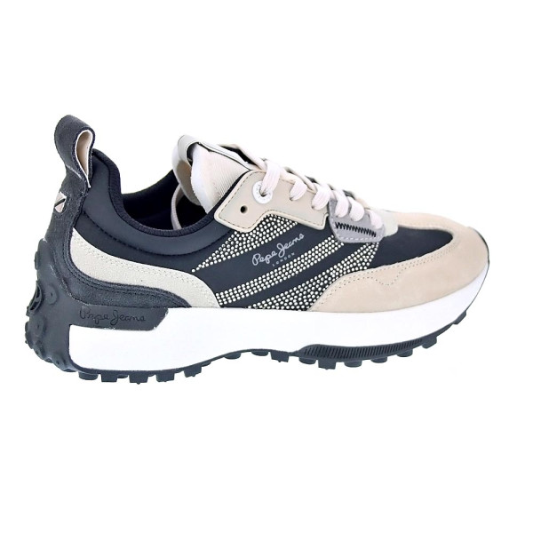 Zapatillas Pepe Jeans zapatos Mujer modelo Lucky Party Gris Cordón