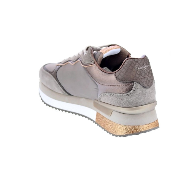 Zapatillas Pepe Jeans zapatos Mujer modelo Rusper Glam Marrón Cordón