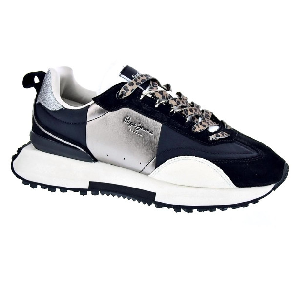 Zapatillas Pepe Jeans zapatos Mujer modelo Archer Elite Negro Cordón