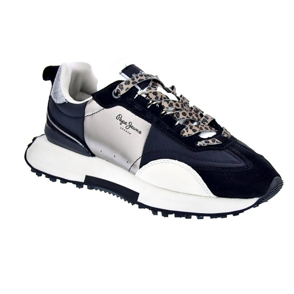 Zapatillas Pepe Jeans zapatos Mujer modelo Archer Elite Negro Cordón