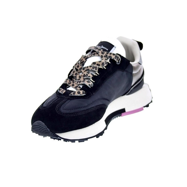 Zapatillas Pepe Jeans zapatos Mujer modelo Archer Elite Negro Cordón