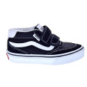 Zapatillas botas Vans zapatos Niño modelo Brooklyn Mid Negro Velcro