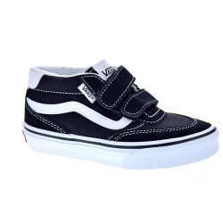 Zapatillas botas Vans zapatos Niño modelo Brooklyn Mid Negro Velcro 2