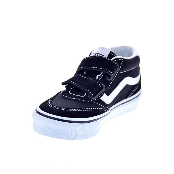 Zapatillas botas Vans zapatos Niño modelo Brooklyn Mid Negro Velcro