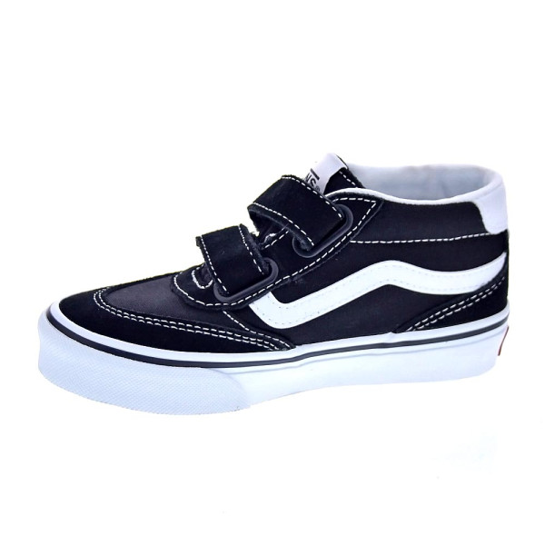 Zapatillas botas Vans zapatos Niño modelo Brooklyn Mid Negro Velcro