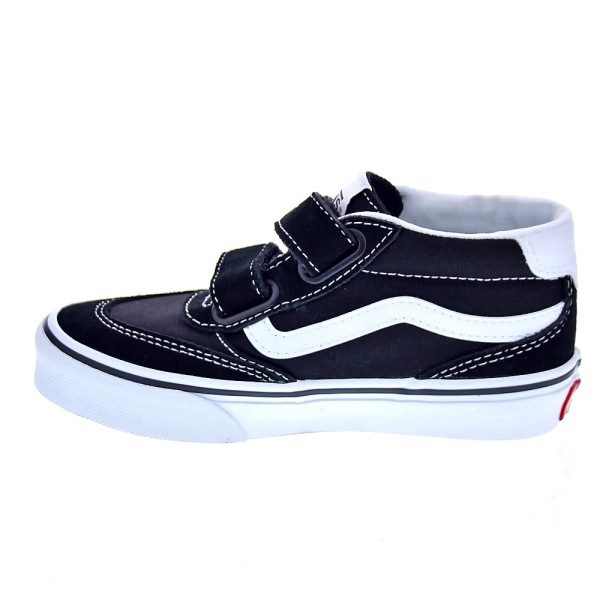 Zapatillas botas Vans zapatos Niño modelo Brooklyn Mid Negro Velcro