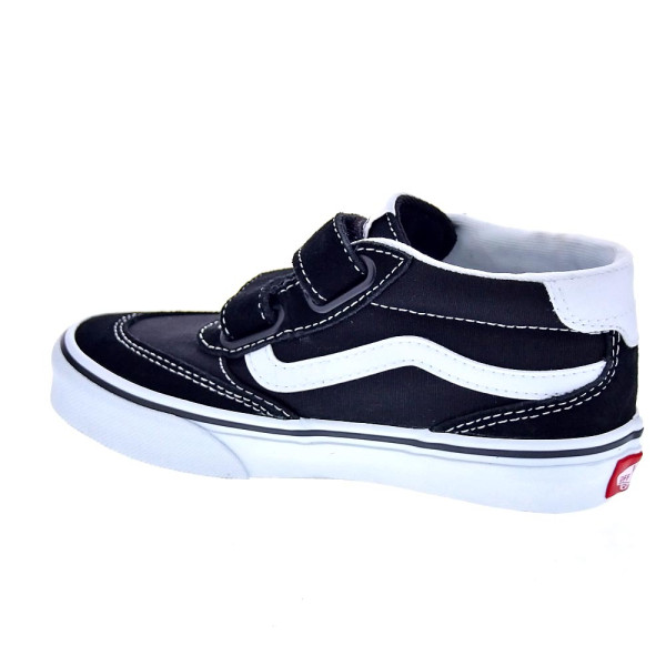 Zapatillas botas Vans zapatos Niño modelo Brooklyn Mid Negro Velcro