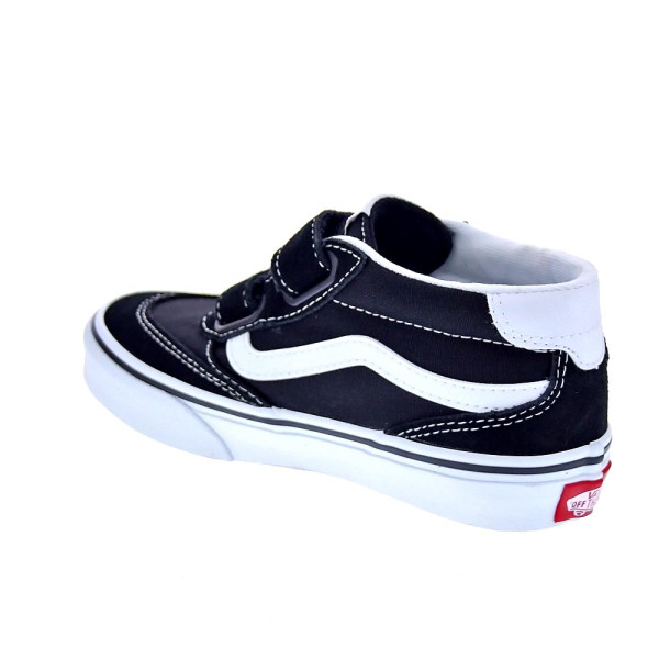 Zapatillas botas Vans zapatos Niño modelo Brooklyn Mid Negro Velcro