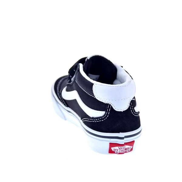 Zapatillas botas Vans zapatos Niño modelo Brooklyn Mid Negro Velcro
