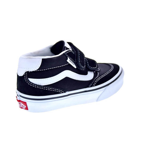 Zapatillas botas Vans zapatos Niño modelo Brooklyn Mid Negro Velcro