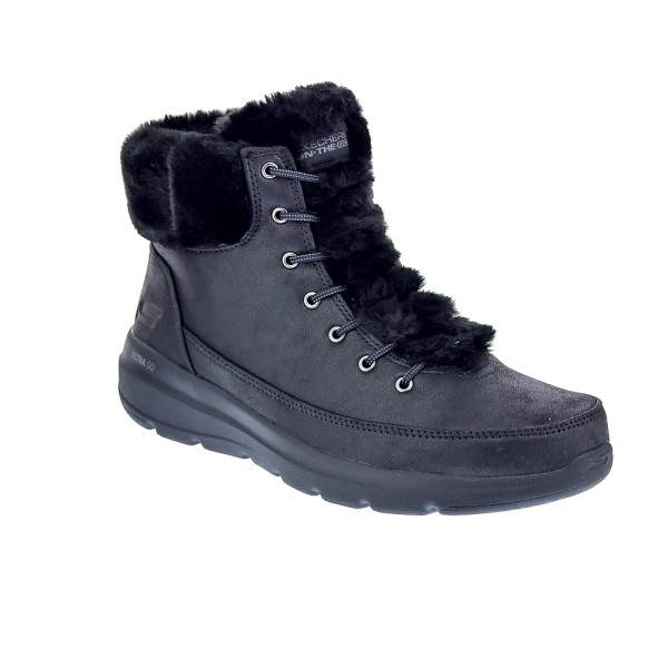 Botines Skechers zapatos Mujer modelo On The Go Negro Cordón