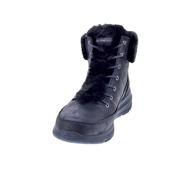 Botines Skechers zapatos Mujer modelo On The Go Negro Cordón