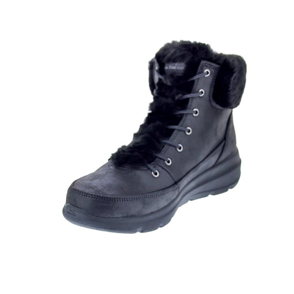 Botines Skechers zapatos Mujer modelo On The Go Negro Cordón