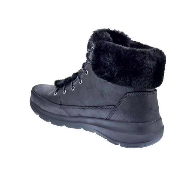 Botines Skechers zapatos Mujer modelo On The Go Negro Cordón