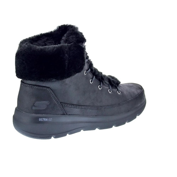 Botines Skechers zapatos Mujer modelo On The Go Negro Cordón