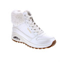 Botines Skechers zapatos Mujer modelo Uno Rugged Blanco Cremallera