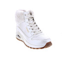 Botines Skechers zapatos Mujer modelo Uno Rugged Blanco Cremallera