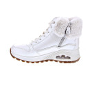 Botines Skechers zapatos Mujer modelo Uno Rugged Blanco Cremallera