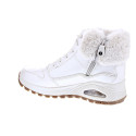 Botines Skechers zapatos Mujer modelo Uno Rugged Blanco Cremallera