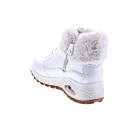 Botines Skechers zapatos Mujer modelo Uno Rugged Blanco Cremallera