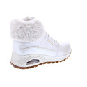 Botines Skechers zapatos Mujer modelo Uno Rugged Blanco Cremallera