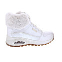 Botines Skechers zapatos Mujer modelo Uno Rugged Blanco Cremallera