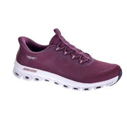 Zapatillas Skechers zapatos Mujer modelo Slipins Glide Step Rojo Elástico 2