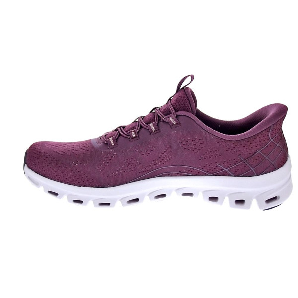 Zapatillas Skechers zapatos Mujer modelo Slipins Glide Step Rojo Elástico