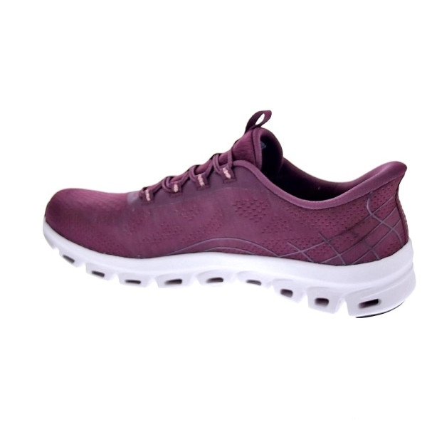 Zapatillas Skechers zapatos Mujer modelo Slipins Glide Step Rojo Elástico