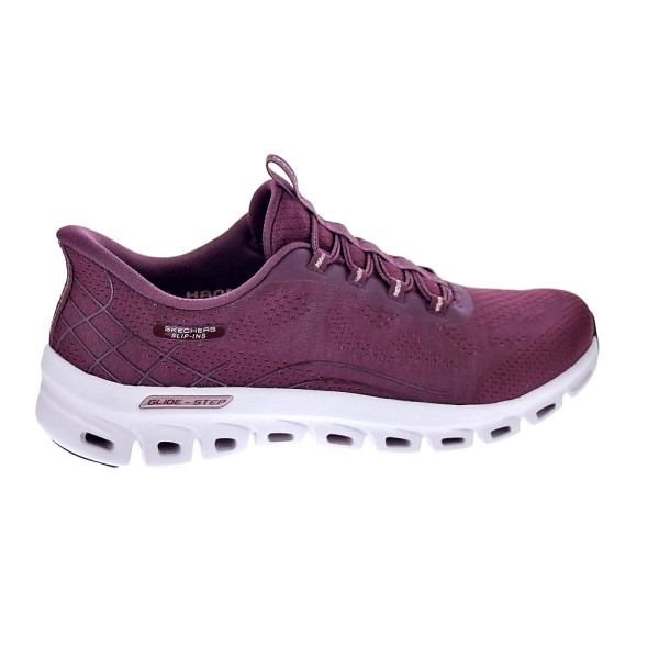 Zapatillas Skechers zapatos Mujer modelo Slipins Glide Step Rojo Elástico