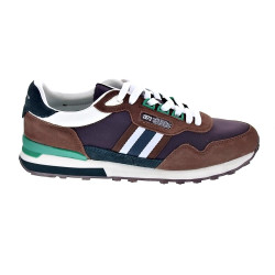 Zapatillas Pepe Jeans zapatos Hombre modelo Kingston College Marrón Cordón