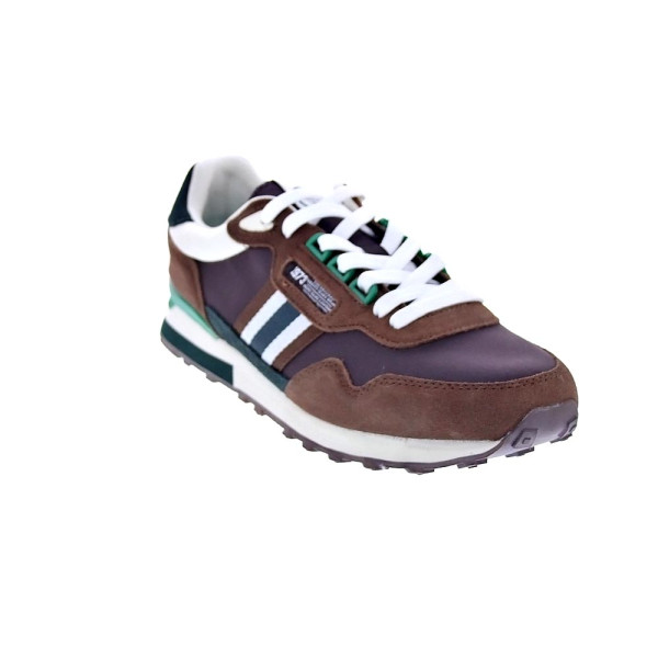 Zapatillas Pepe Jeans zapatos Hombre modelo Kingston College Marrón Cordón