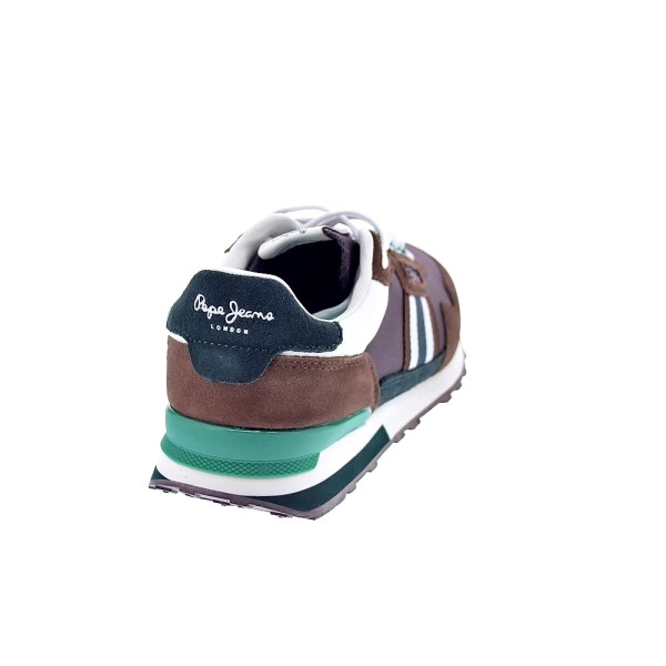 Zapatillas Pepe Jeans zapatos Hombre modelo Kingston College Marrón Cordón