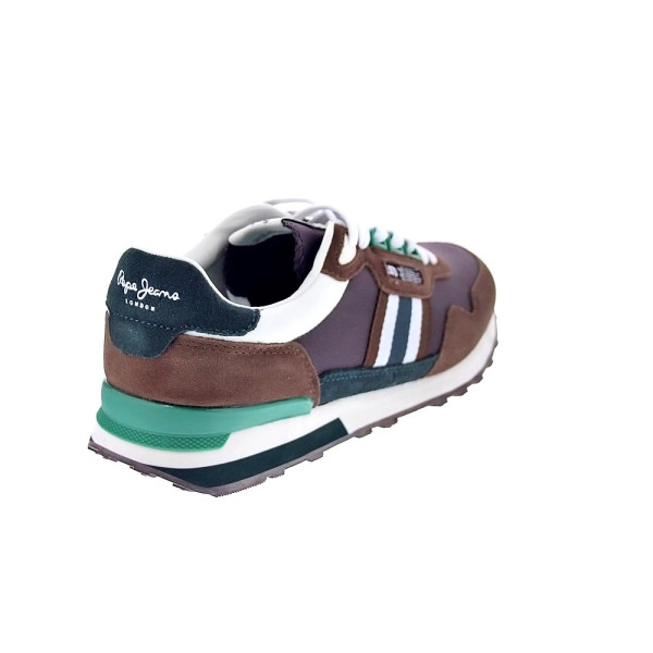 Zapatillas Pepe Jeans zapatos Hombre modelo Kingston College Marrón Cordón