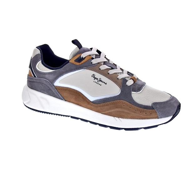 Zapatillas Pepe Jeans zapatos Hombre modelo Marlon Sports Gris Cordón