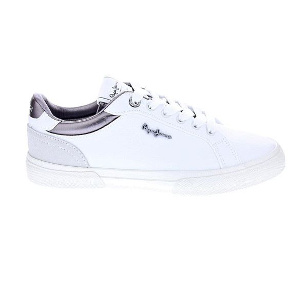 Zapatillas Pepe Jeans zapatos Mujer modelo Kenton Court Blanco Cordón