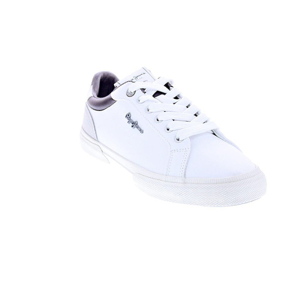 Zapatillas Pepe Jeans zapatos Mujer modelo Kenton Court Blanco Cordón