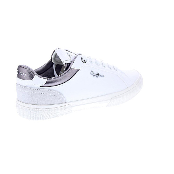 Zapatillas Pepe Jeans zapatos Mujer modelo Kenton Court Blanco Cordón