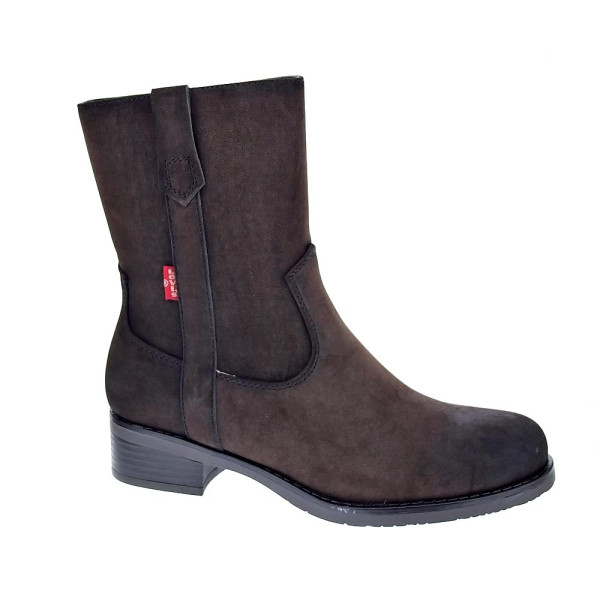 Botines Levis zapatos Niña modelo Mattie Marrón Cremallera