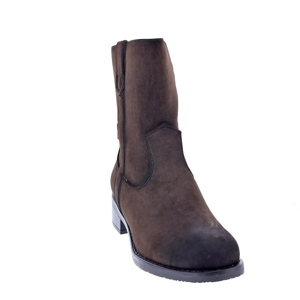 Botines Levis zapatos Niña modelo Mattie Marrón Cremallera