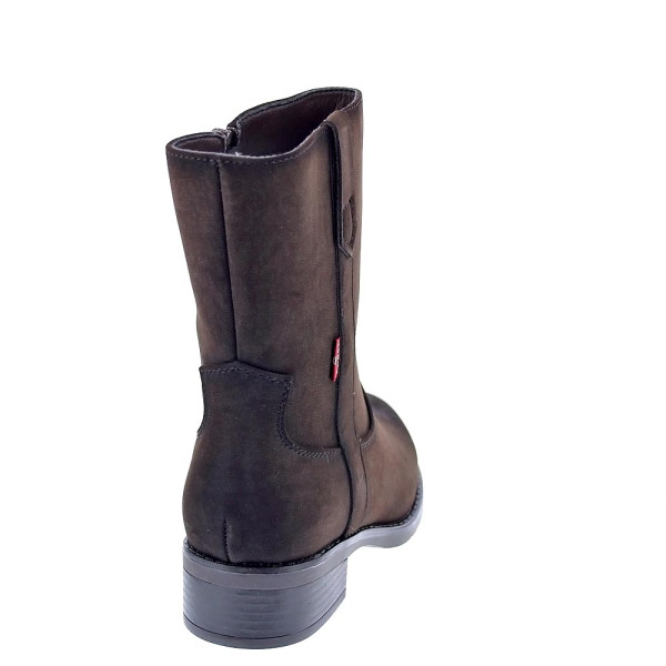 Botines Levis zapatos Niña modelo Mattie Marrón Cremallera