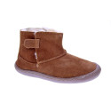 Botines Gioseppo zapatos Niña modelo Komlo Barefoot Marrón Velcro