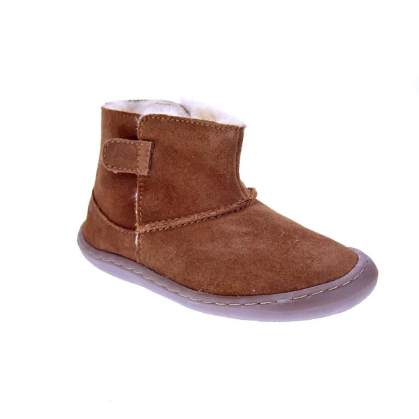 Botines Gioseppo zapatos Niña modelo Komlo Barefoot Marrón Velcro