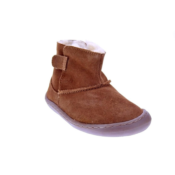 Botines Gioseppo zapatos Niña modelo Komlo Barefoot Marrón Velcro