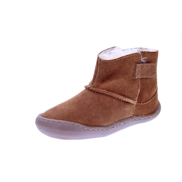 Botines Gioseppo zapatos Niña modelo Komlo Barefoot Marrón Velcro