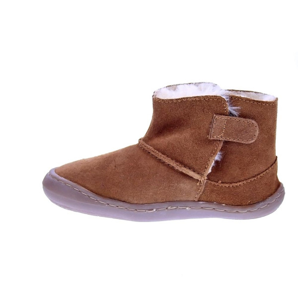 Botines Gioseppo zapatos Niña modelo Komlo Barefoot Marrón Velcro