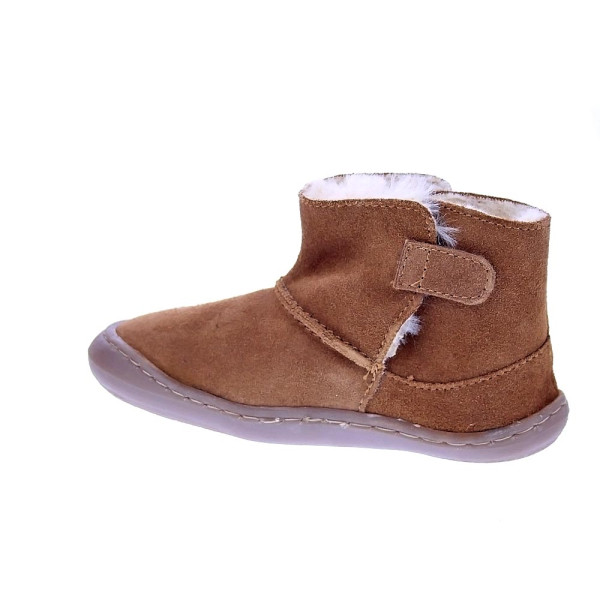 Botines Gioseppo zapatos Niña modelo Komlo Barefoot Marrón Velcro